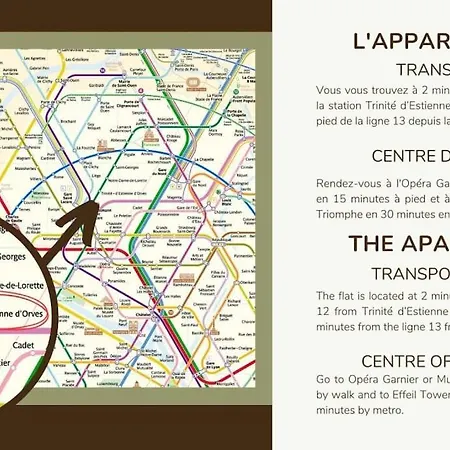 01.appart 4pers#2 Bedrooms#pigalle#opera#paris 9 *